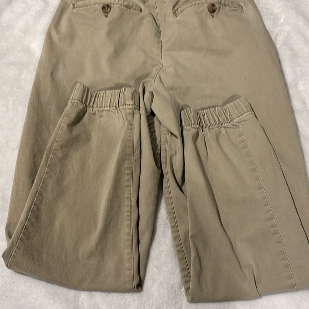 George Jogger Pants Men's Size S (28-30) Tan Elastic Waist Drawstring - Picture 6 of 8